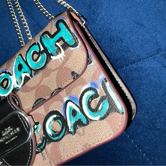 Coach X Mint + Serf Morgan Crossbody In Signature Canvas - Picture 4 of 12